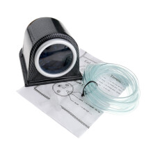 1Set 52Mm Boost Gauge for Car Use Circular Polished Ring Colorful LCD