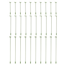 30Pcs Durable Green Fiberglass Flower Support Poles for Bonsai