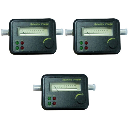 3Pcs Satellite TV Signal Meter Receiver with LCD Display and Buzzer 2