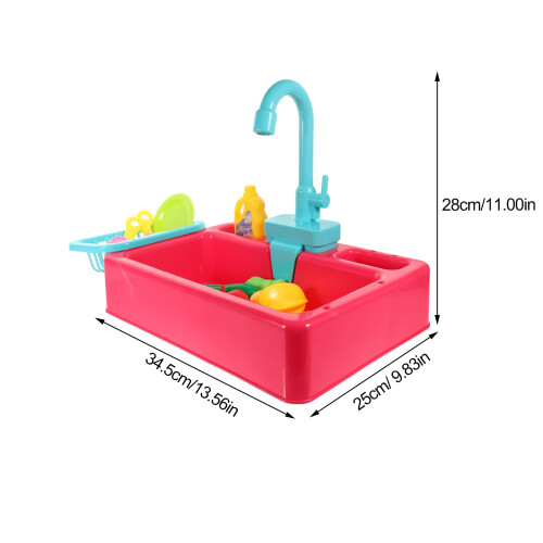 Faucet Bird Bathing Tub Red Automatic Water Flow For Parrots 2