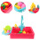 Faucet Bird Bathing Tub Red Automatic Water Flow For Parrots 4