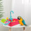 Faucet Bird Bathing Tub Red Automatic Water Flow For Parrots 6
