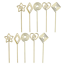 Name Tag Clips Cocktail Stick Steel 10pcs