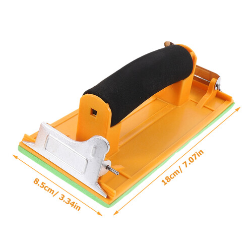 2Pièces Support De Ponçage À Main Pour Bois Métal Murs 2