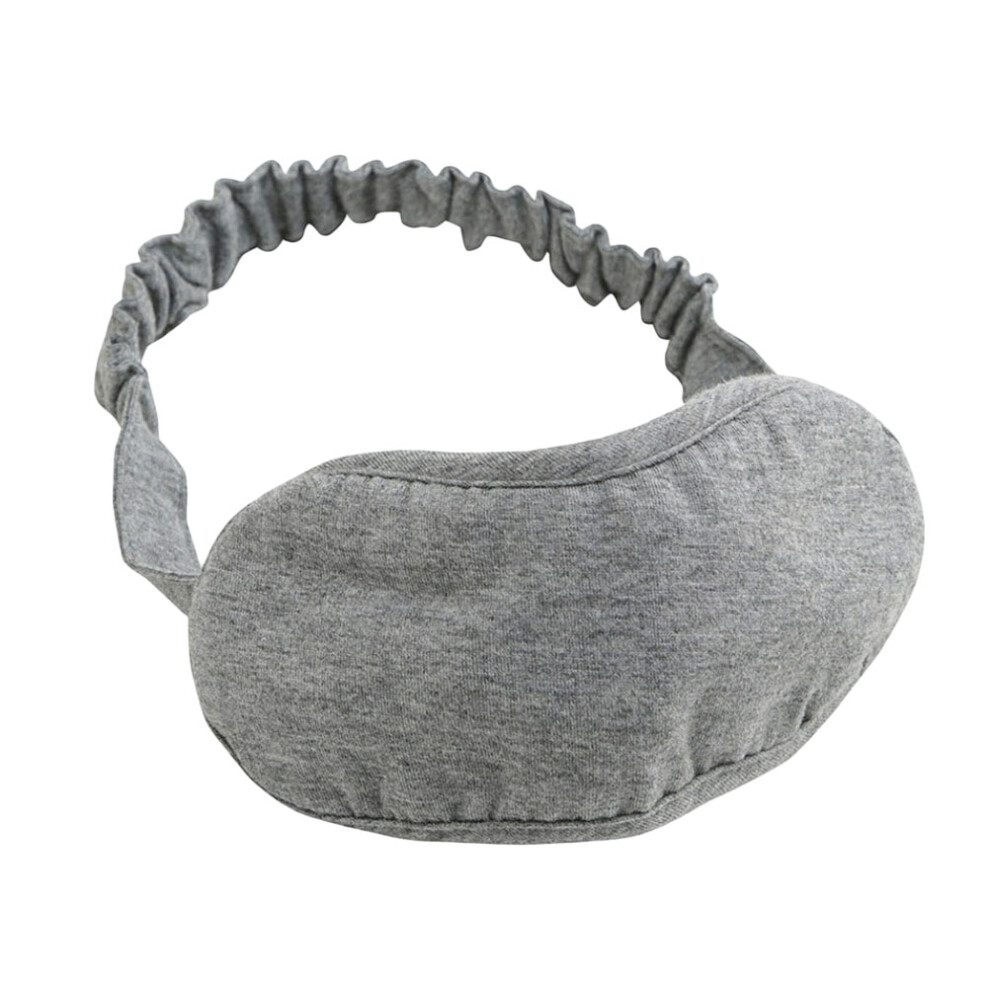 Totority Grey 1Pc Sleep Eye Patch Plush Cotton Blindfold For Travel Relaxation
