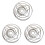 2pcs Square Shape Stainless Steel Seasoning Boxes Lids Boxes Lids For Kitchen Use 2