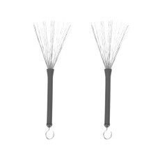 2Pcs Professional Steel Wire Drum Brush Assorted Color Jazz Drum Set