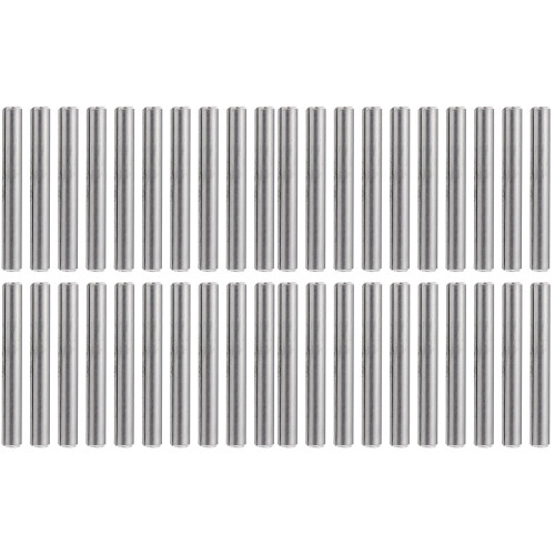 100Pcs Stainless Steel Split Spring Pin Silver Elastic for Machine Use 1
