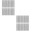 100Pcs Stainless Steel Split Spring Pin Silver Elastic for Machine Use 6