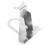 Worgeous Swiming Pool Hose Support Silver Metal 1pcs 7