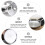 Flat Frying Pan Griddle Cooking Pan Silver 1set 9