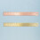 2pcs Brass Ruler School Ruler Double Scale Straight Ruler 10