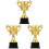 3Pcs Plastic Universal Trophy Cups Kids Reward Prize Assorted Colors 2