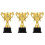 3Pcs Plastic Universal Trophy Cups Kids Reward Prize Assorted Colors 4