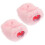 2Pcs Pink Microphone Furry Wind Shield Cover Elastic Fit for Mic 9