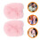 2Pcs Pink Microphone Furry Wind Shield Cover Elastic Fit for Mic 4