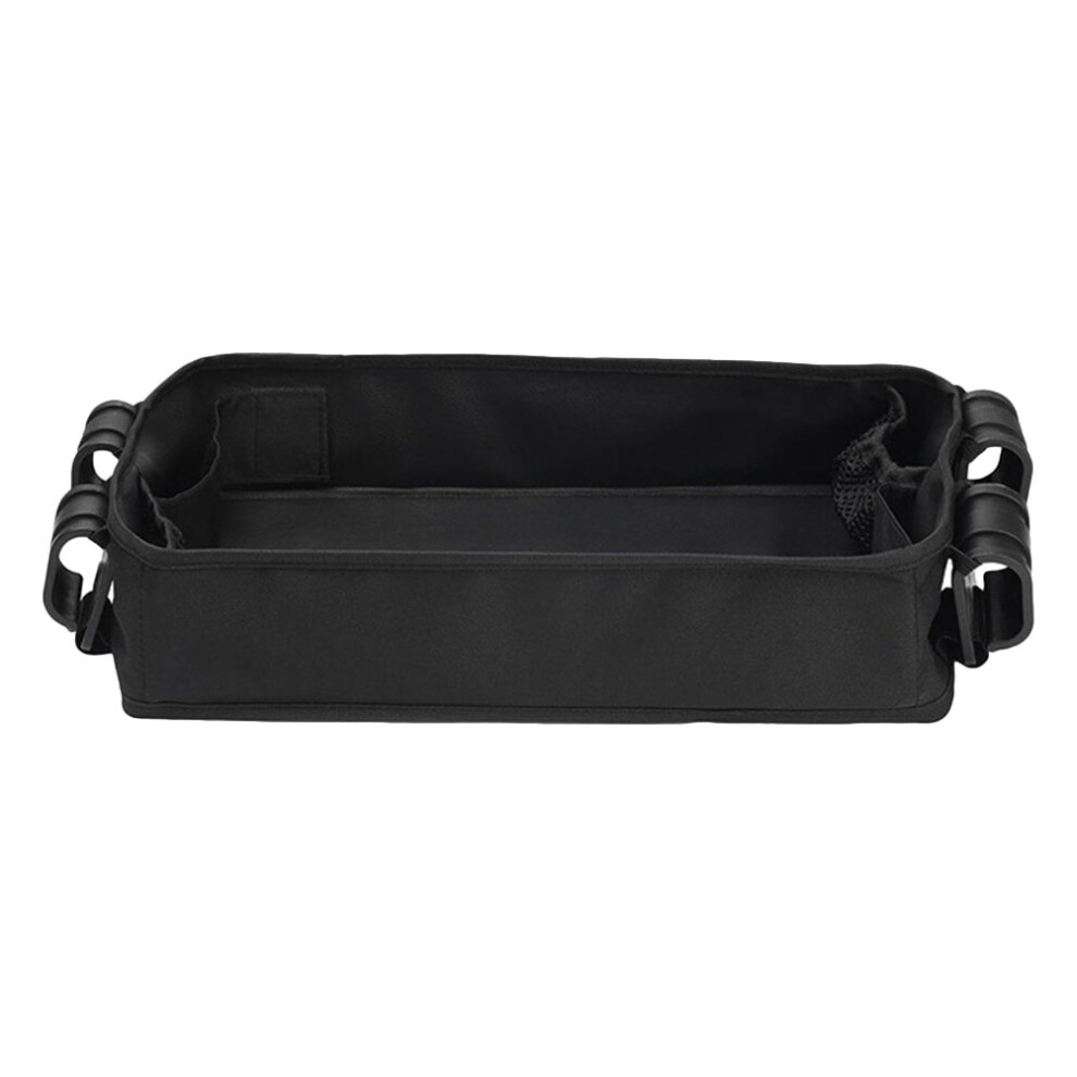Stroller Tray Organizer Snack Attachment For Toddlers Xl Canvas Black Totority