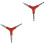 6 Pcs Hex Key Wrenches Set Red Set Y-Shaped Spanner 3