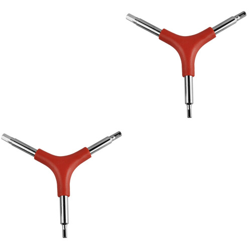 6 Pcs Hex Key Wrenches Set Red Set Y-Shaped Spanner 2