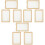 9 Pcs Paper Making Frame DIY Wood Frame 5
