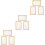 9 Pcs Paper Making Frame DIY Wood Frame 7