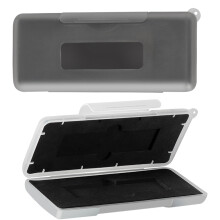 2Pcs Portable Hard Drive Case Black Foam Lined Storage Box for 2 Ssds