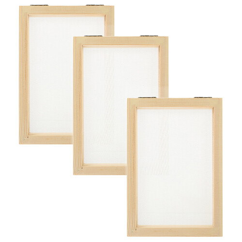9 Pcs Paper Making Frame DIY Wood Frame 1