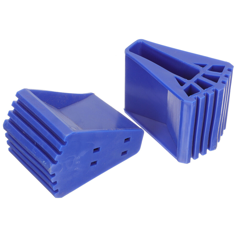 2Pcs Blue Rubber Ladder Feet Covers Non-Skid Ladder Leg Pads For Home 3062267884219