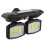 Solar Flood Lights Outdoor Abs+pc with Motion Sensor Multi-Color 9