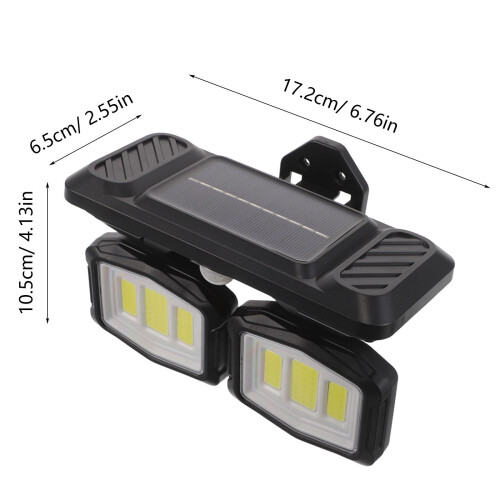 Solar Flood Lights Outdoor Abs+pc with Motion Sensor Multi-Color 1