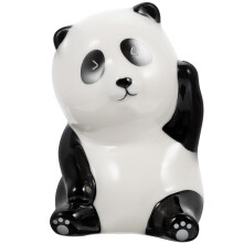 5pcs Mini Panda Sculpture Office Ceramics Chic