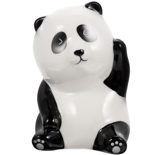 5pcs Mini Panda Sculpture Office Ceramics Chic