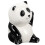 5pcs Mini Panda Sculpture Office Ceramics Chic 3