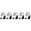 5pcs Mini Panda Sculpture Office Ceramics Chic 11