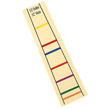 Yellow Fret Label Stickers for Viola Kid Practice and Training