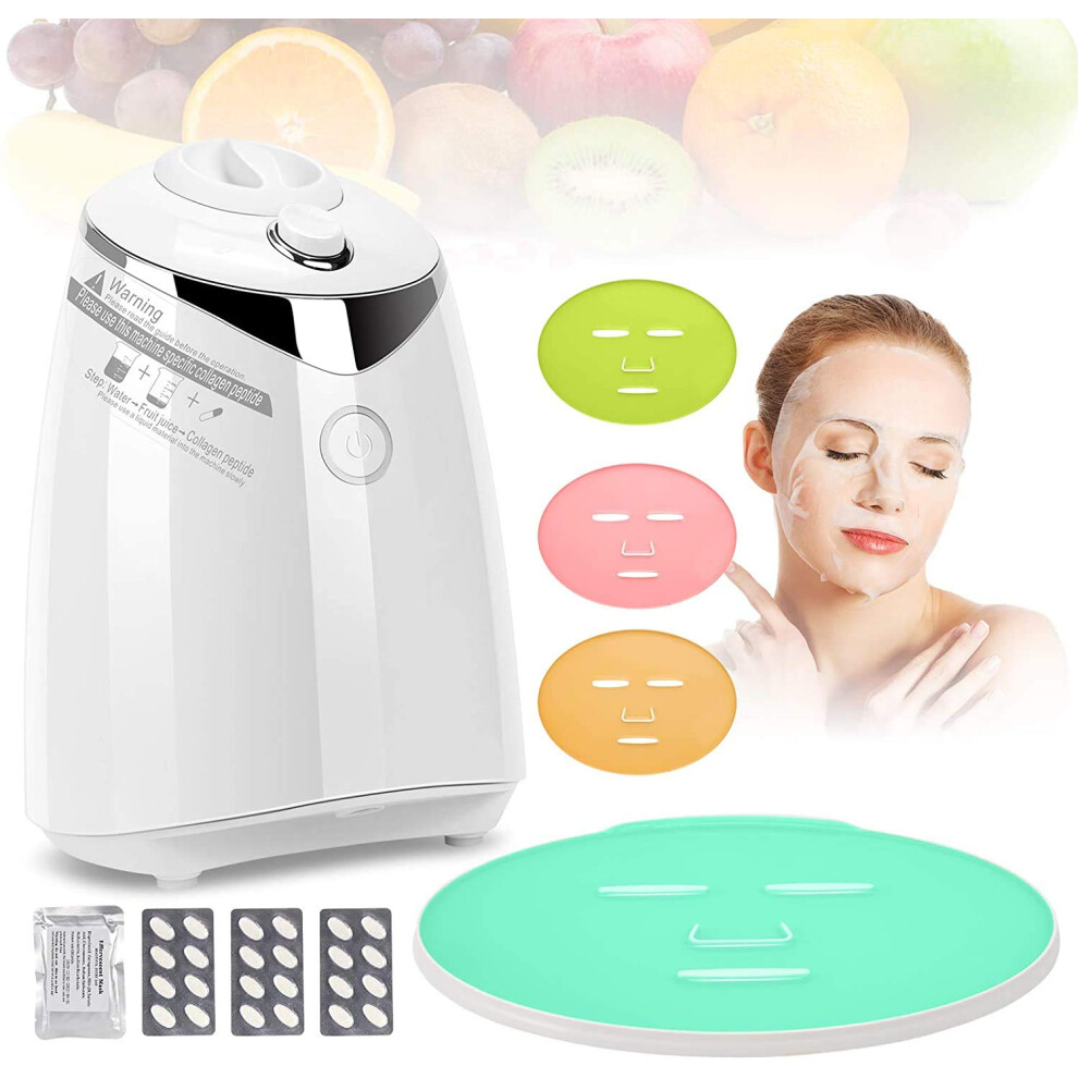 Facial Mask Maker Machine with Automatic Mask Formation, DIY Collagen Fruit and Vegetable Home Use