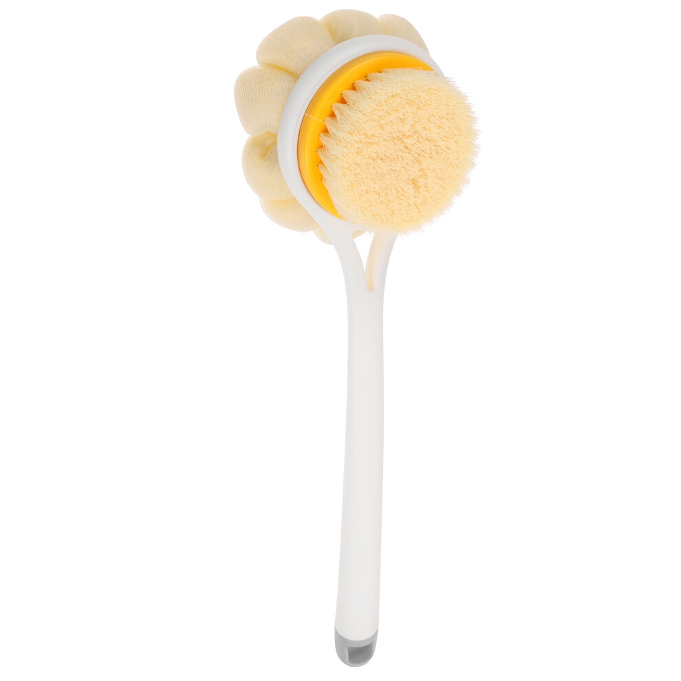 Vaguelly Dark/Grey 1Pc Sturdy Bath Tool Long Handle Shower Ball For Home Use