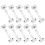 10Pcs Plastic Sign Stand White Label Holders Price Tag Display Clips 1