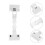 10Pcs Plastic Sign Stand White Label Holders Price Tag Display Clips 4