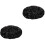 2Pcs Sparkly Black Beret for Women Comfortable Foldable Winter Hat 3