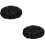 2Pcs Sparkly Black Beret for Women Comfortable Foldable Winter Hat 6