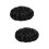 2Pcs Sparkly Black Beret for Women Comfortable Foldable Winter Hat 7