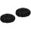 2Pcs Sparkly Black Beret for Women Comfortable Foldable Winter Hat 4