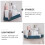 2Pcs Corner Shelf Bathroom Organizer Waterproof Plastic Storage Holder 9