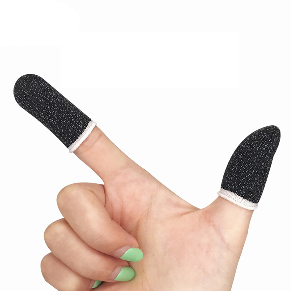 Photos - Other for Mobile 10Pcs Anti-Slip Thumb Sleeves White Finger Covers for Mobile Game Use