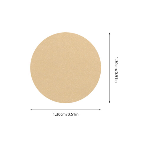 Raindrops  10 Sheets Small Dot Stickers Golden Copper Paper Label 1