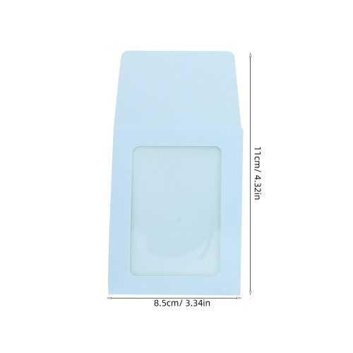 30 Pcs Decor Dashboard Transparent Window Envelope 1