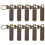 10Pcs Metal Zipper Pull Replacement Kit Detachable Durable for Jackets 6