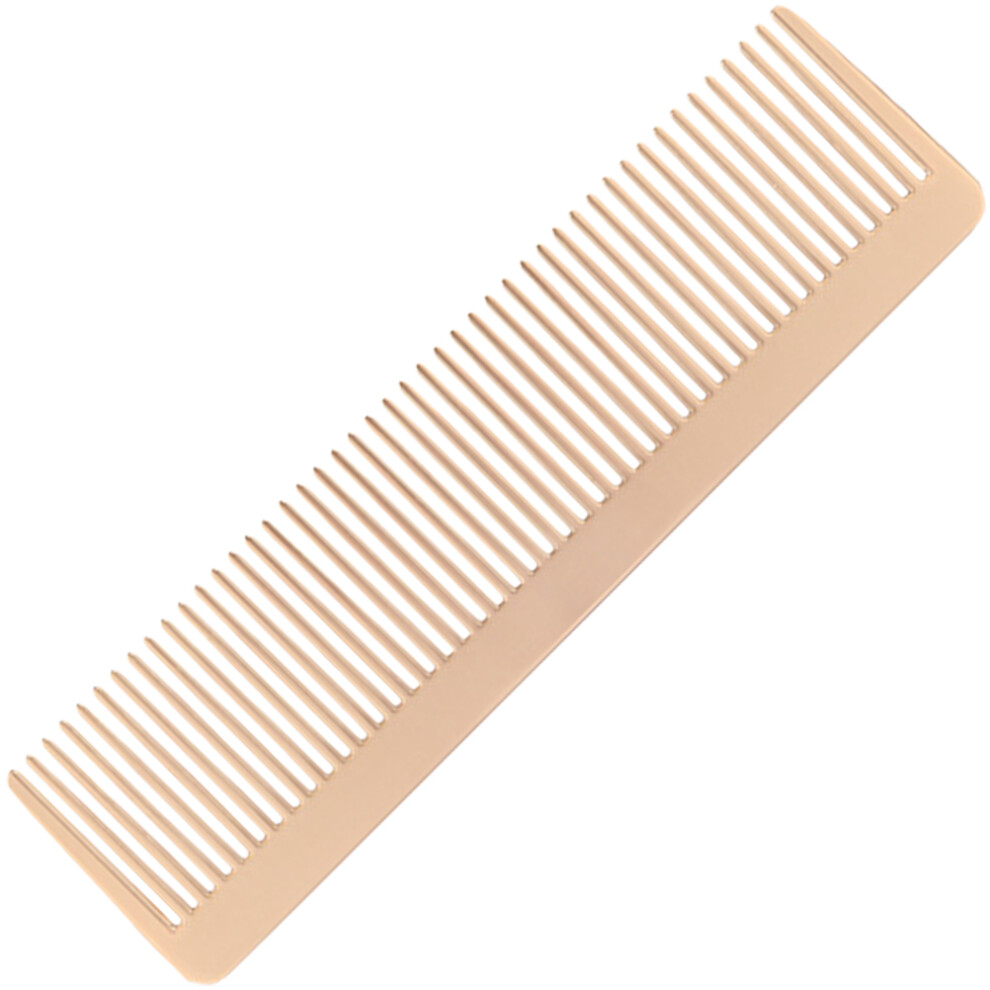 Happyyami Unisex Light Metal Barber Comb Zinc Alloy Cutting And Styling For Hairdressing