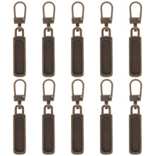 10Pcs Metal Zipper Pull Replacement Kit Detachable Durable for Jackets